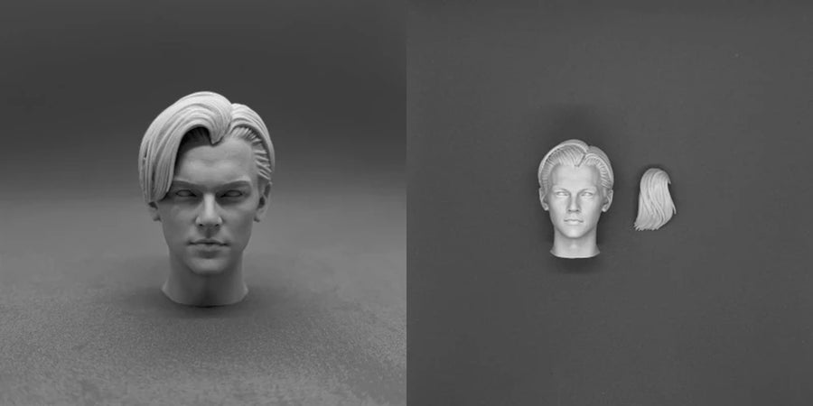 1/6 Scale Resin Diecast Head Sculpture Model Film Characters Head Carving Fit 12'' Action Figure Unassembled Unpainted