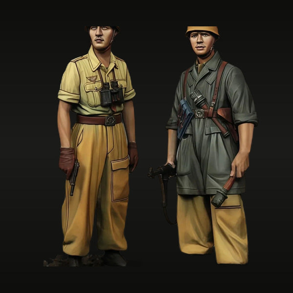 WWII Italian Colonial Infantry Set North Africa 1/35 Resin Figure Kit