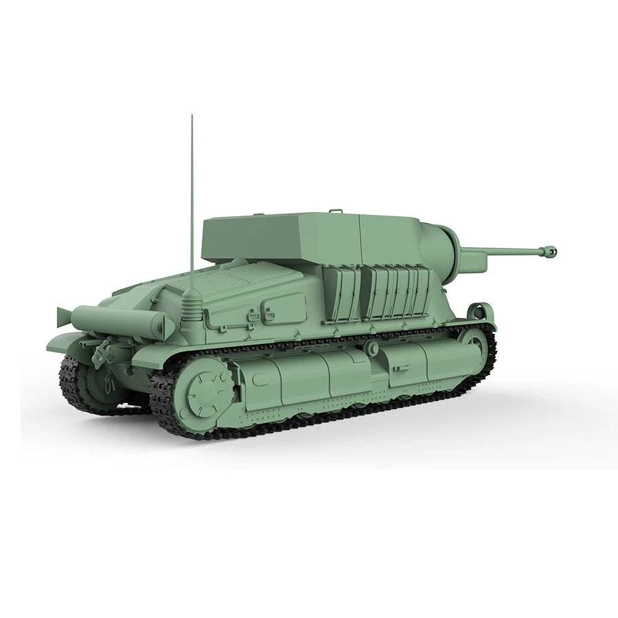 Soviet KV-2 Heavy Tank 1/35 Scale Resin Vehicle Kit - resin model view 5
