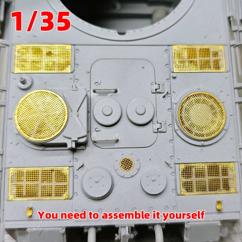 1/35 Photo Eatch Scale Model Kit Panther Tank G/F/II/2 Engine Air Intake Grille Intake Hood Grid Modified Parts Part Accessory