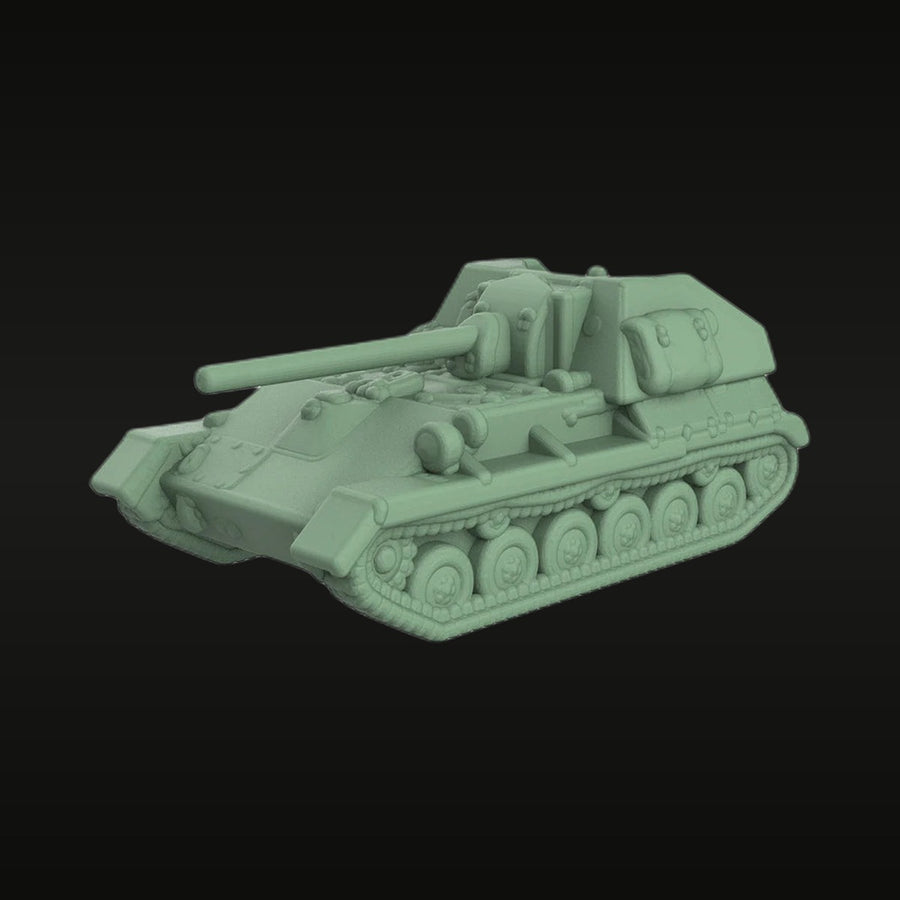 Soviet SU-76M Self-Propelled Gun 1/144 Resin Vehicle Kit - unpainted resin model kit