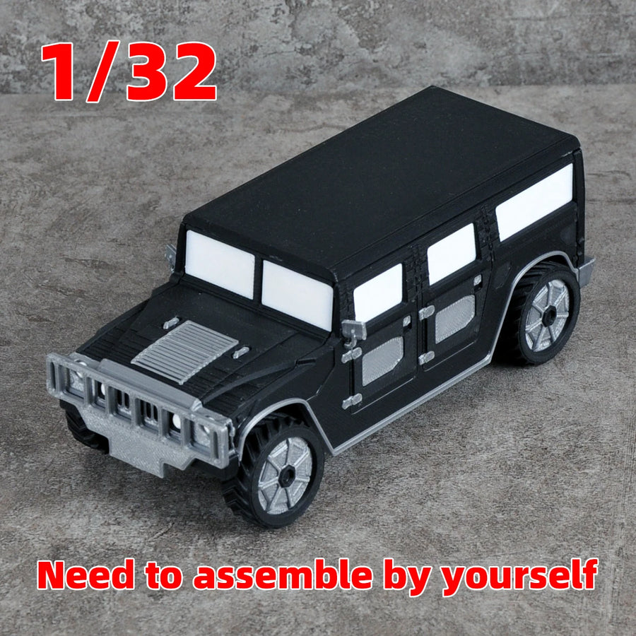 Assembly Scale Set Static Plastic Model Kit Car Off-Road Vehicle 1/32