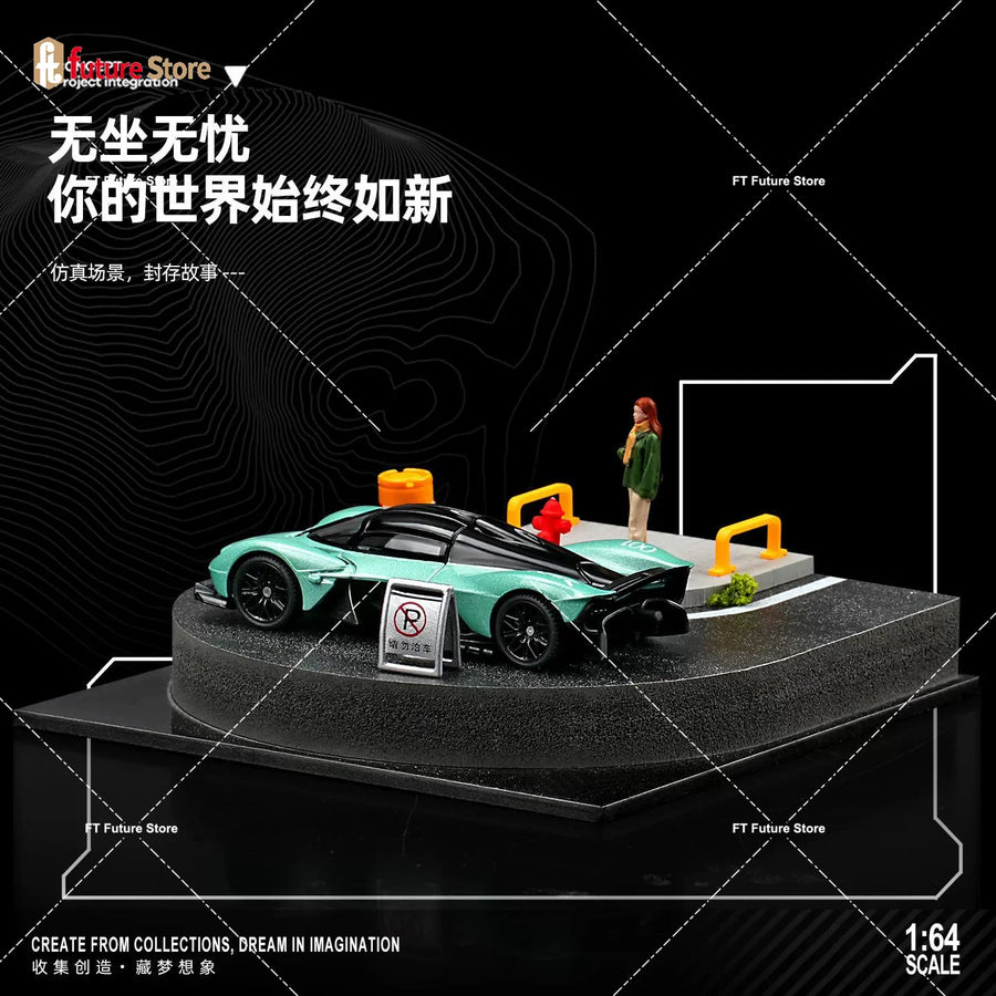 Modern Female Casual Figure with Green Jacket 1/24 Resin Figure Kit - resin model view 5