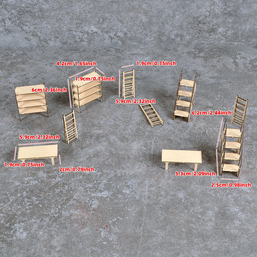WWII European Ruined Building Walls Diorama Terrain 1/35 Resin Kit - resin model view 3