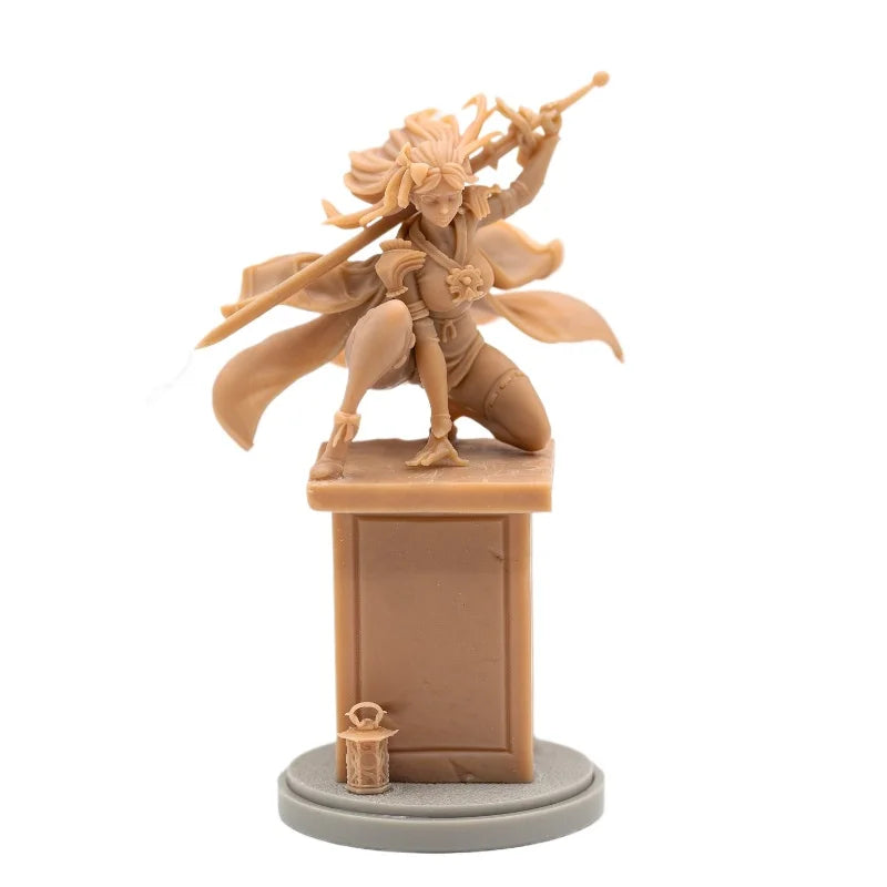 30Mm Base Resin Figure Assembled Model Kit Kingdom Death Priestess Percival Resin White Model Unassembled and Unpainted
