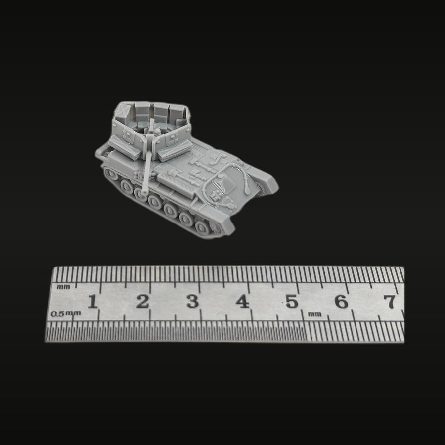 WWII Soviet ZSU-37 Self-Propelled Gun 1/144 Resin Vehicle Kit - unpainted resin model kit