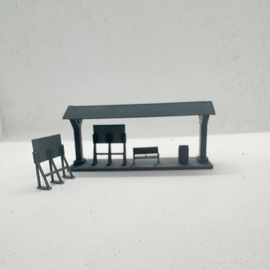 Small Station Passenger Platform for Railway Layout LYTS070 1/220 1/48 1/64 1/72 1/87 1/144 1/160 Z Scale Miniature Scene