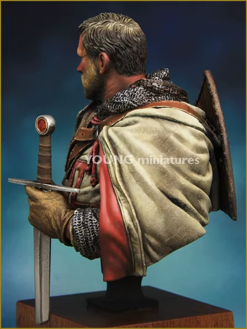 X-107 TEMPLAR KNIGHT Miniature Bust Unassembled Kit