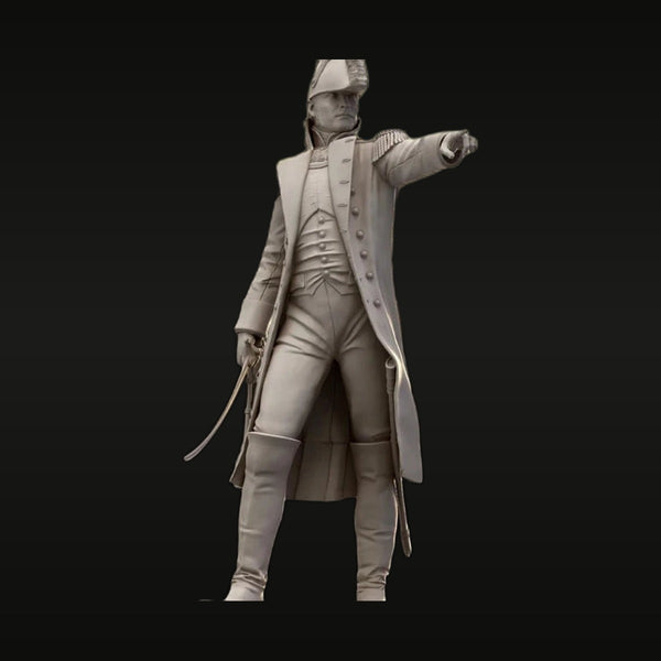 18th Century Military Commander 1/24 Resin Figure Kit