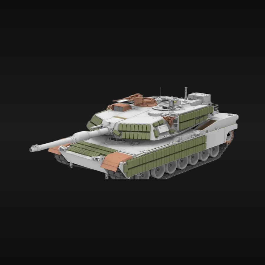 Modern M1A1 Abrams Main Battle Tank 1/35 Resin Vehicle Kit - unpainted resin model kit