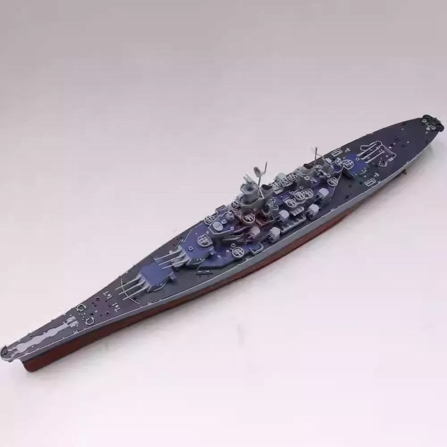 MENG 1/700 PS-004 US Navy Missouri Battleship Glue-Free Pre-Color Separation Model Building Kits,For Birthday Toys