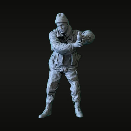 Soviet Mortar Crew Loader 1/16 Scale Resin Figure Kit