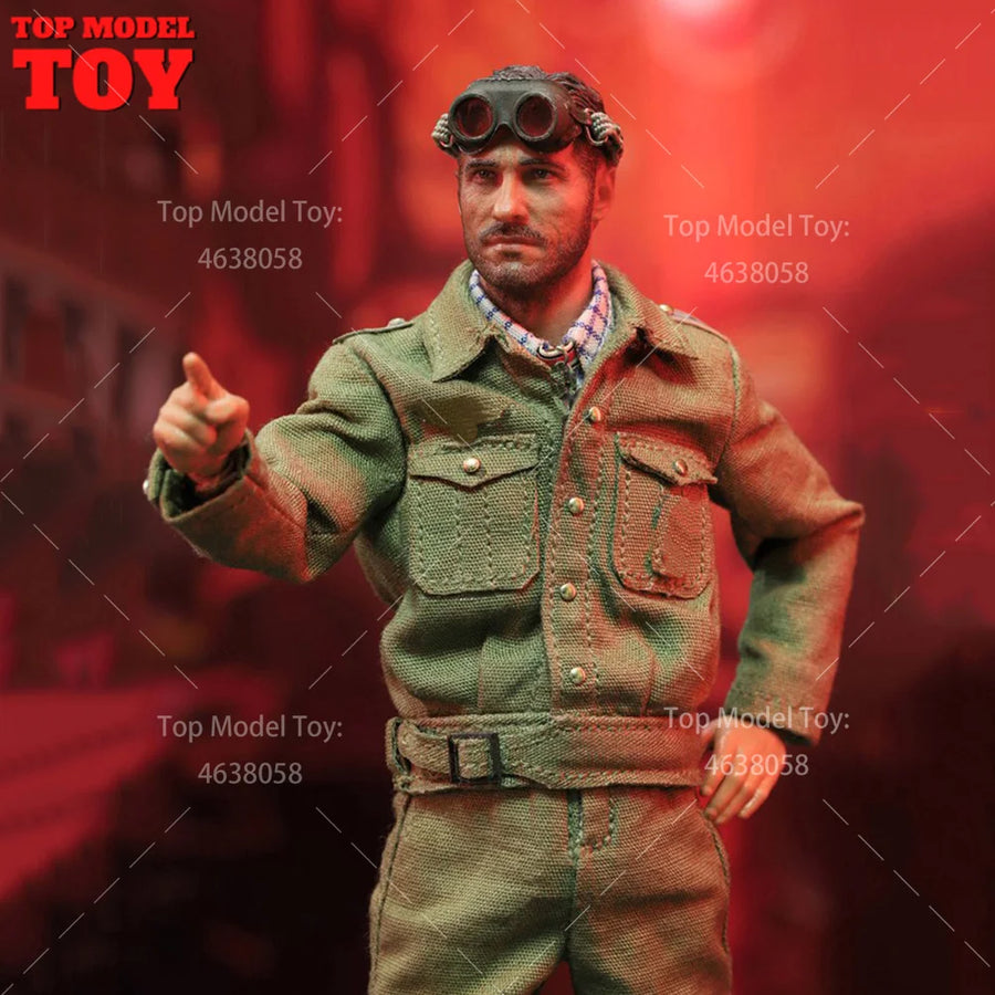 DID XD80026 1/12 Scale WWII Captain Navy Submarine Commander Division Full Set 6'' Male Soldier Figurine Model for Collectible