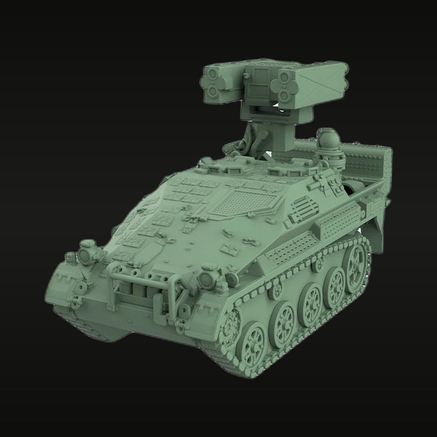Cold War German Wiesel Ozelot Air Defence System 1/87 Resin Vehicle Kit - unpainted resin model kit