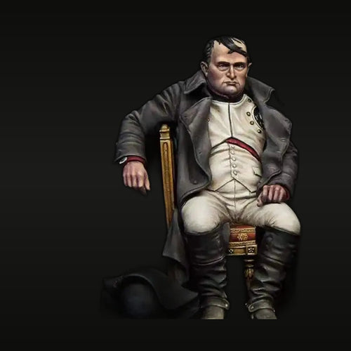 Napoleonic French Napoleon Bonaparte Seated 90mm Resin Figure Kit