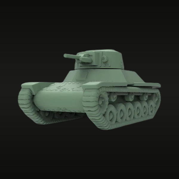 WWII Japanese Type 97 Chi-Ha Light Tank 1/200 Resin Vehicle Kit