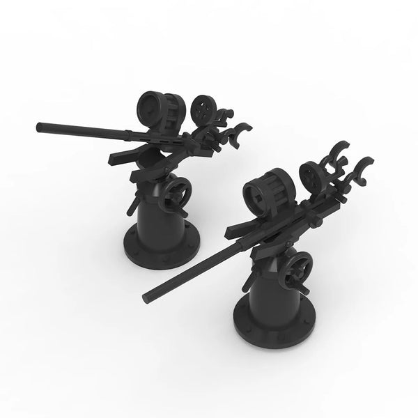 WWII U.S. Navy Oerlikon 20mm Anti-Aircraft Gun Mount Set 1/700 Resin Kit