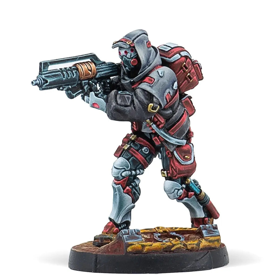 Sci-Fi Bounty Hunter Squad - 28mm Resin Figure Kit Set - resin model view 3