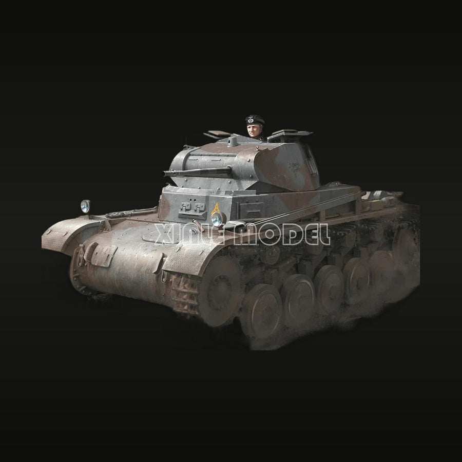 WWII German Panzer II Light Tank 1/16 Resin Vehicle Kit - unpainted resin model kit