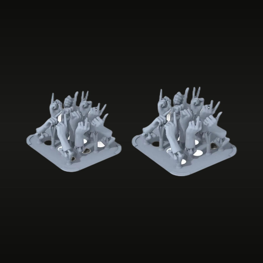 Sci-Fi Spiky Alien Creature Cluster Set 1/35 Resin Diorama Base - unpainted resin model kit