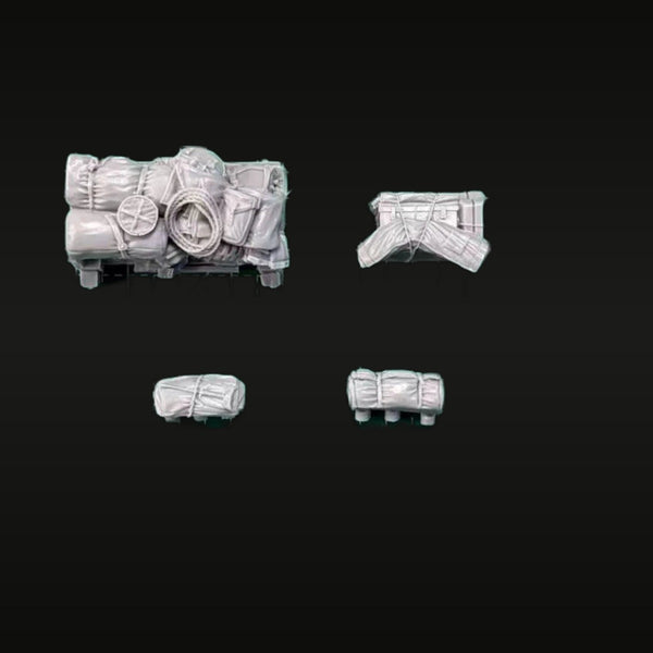 WWII Military Stowage & Field Gear Set 1/35 Resin Accessory Kit
