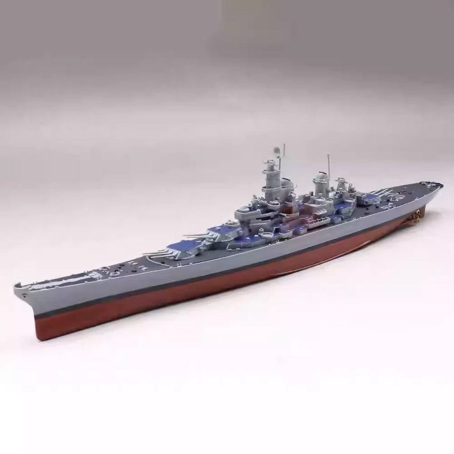 MENG 1/700 PS-004 US Navy Missouri Battleship Glue-Free Pre-Color Separation Model Building Kits,For Birthday Toys