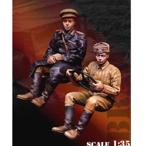 Soviet Officer and Driver 1943 1/35 Resin Figure Kit