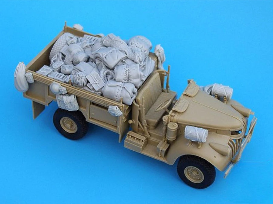 WWII British SAS Desert Commando with Head Variants 1/35 Resin Figure Kit - resin model view 2