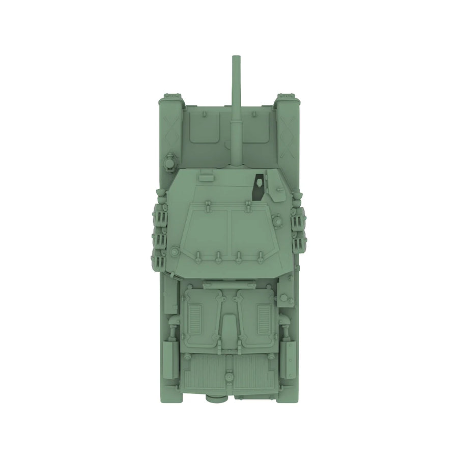 WWII Soviet KV-2 Heavy Tank 1/87 Resin Vehicle Kit - resin model view 5
