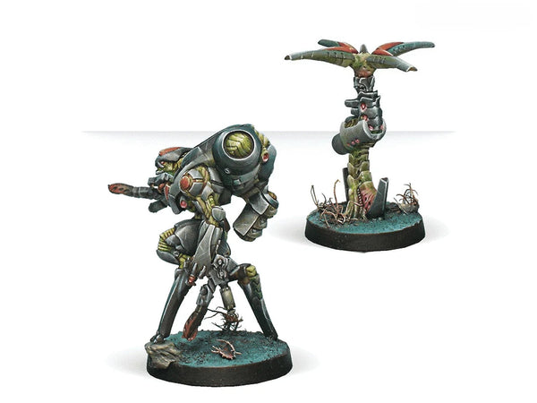 Ikadron Batdroids & Imetron Resin Character Figure Set
