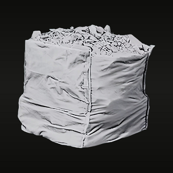 Construction Site Gravel Waste Bag Diorama Accessory 1/35 Resin Kit