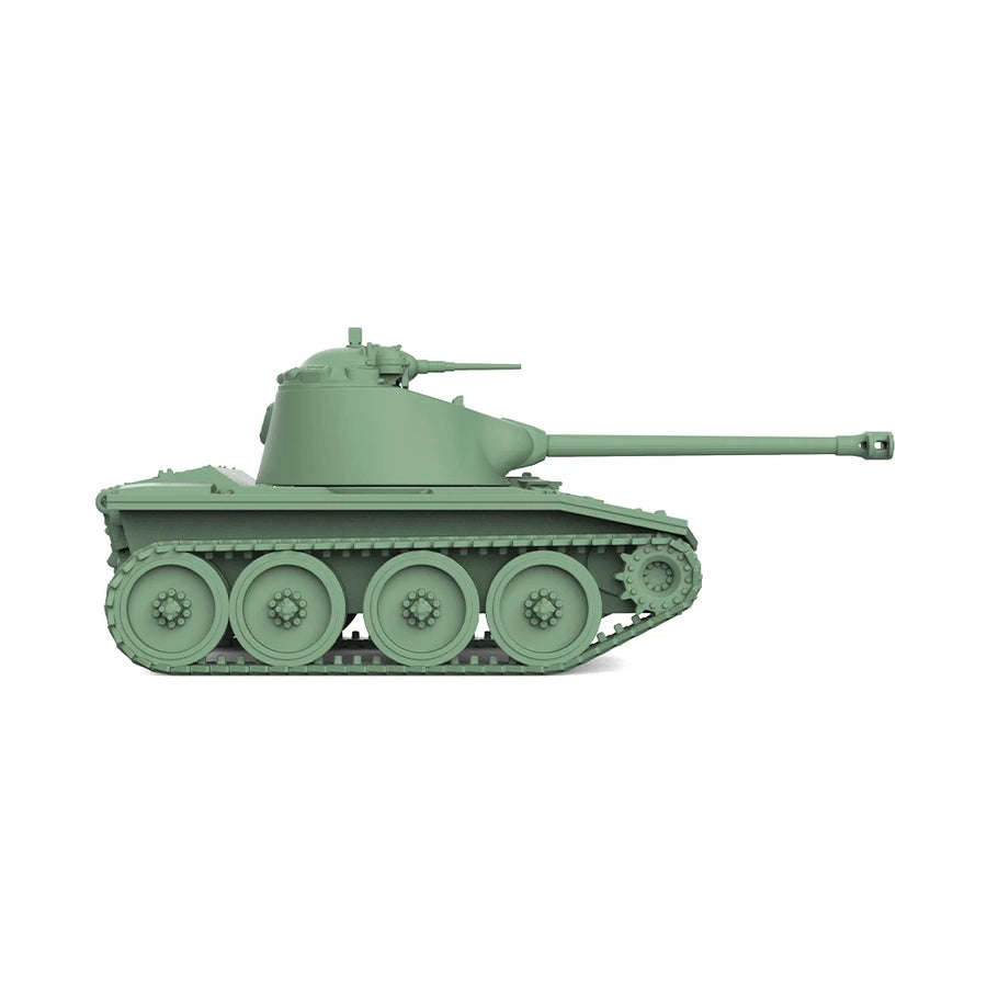WWII/Post-WWII French AMX-13 Light Tank 1/56 Resin Vehicle Kit - resin model view 4