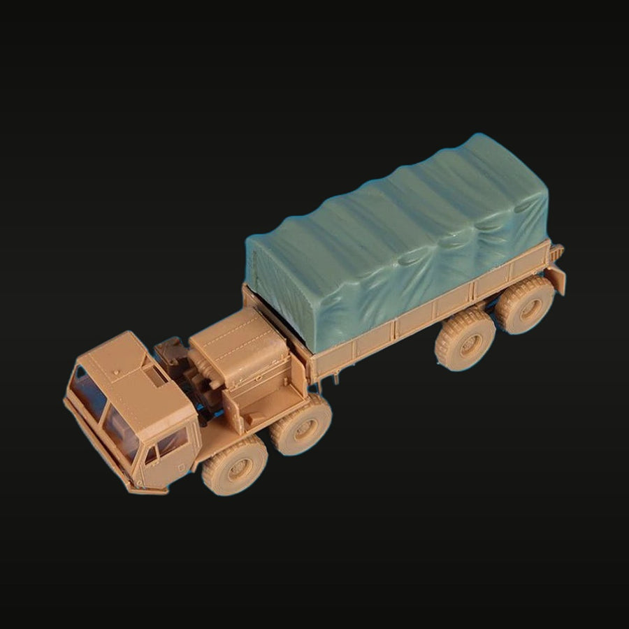 Military 6x6 Cargo Truck with Canvas Cover 1/72 Resin Vehicle Kit - unpainted resin model kit