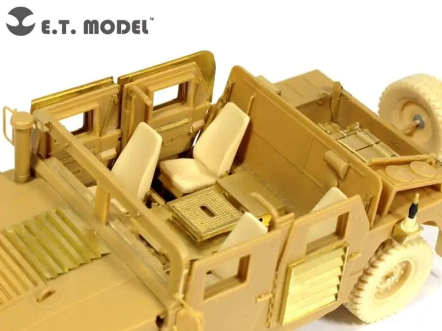ET Model 1/35 E35-076 US ARMY M1114 HUMVEE High Back Seats(Detail up Part) E35076 for BRONCO Kit