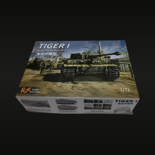 WWII German Tiger I Sd.Kfz.181 Tank 1/72 Resin Model Kit