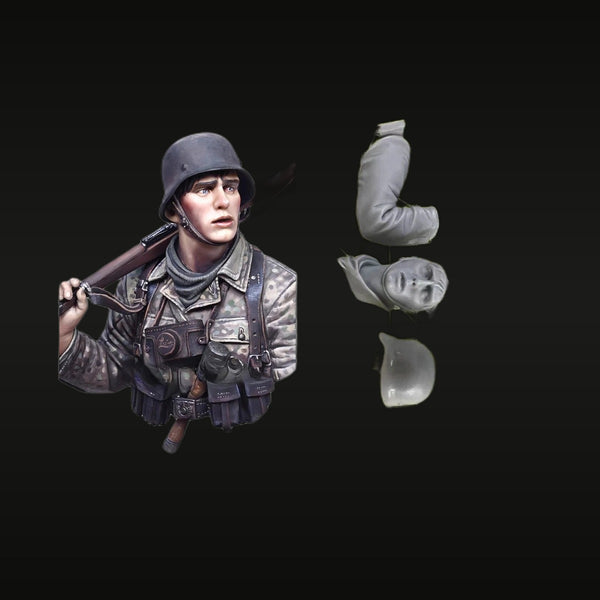 WWII German Wehrmacht Soldier Bust 1/10 Resin Kit