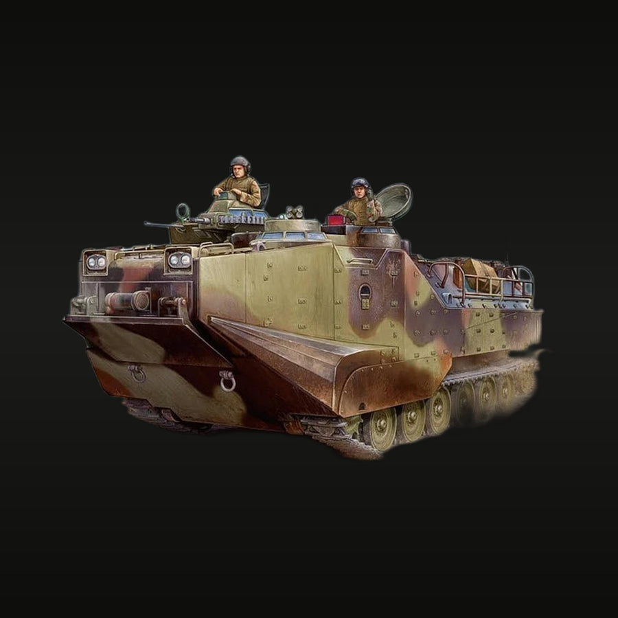 Modern US AAVP-7A1 Assault Vehicle with Crew 1/35 Resin Kit - unpainted resin model kit