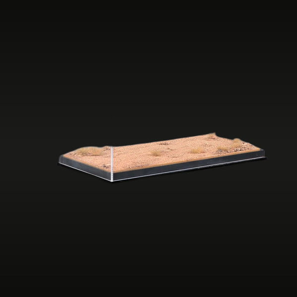 Desert Terrain Diorama Platform 1/64 Scale Resin Display Case