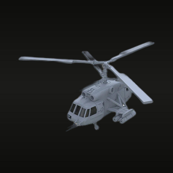 Soviet Ka-29 Naval Assault Helicopter 1/700 Resin Aircraft Kit
