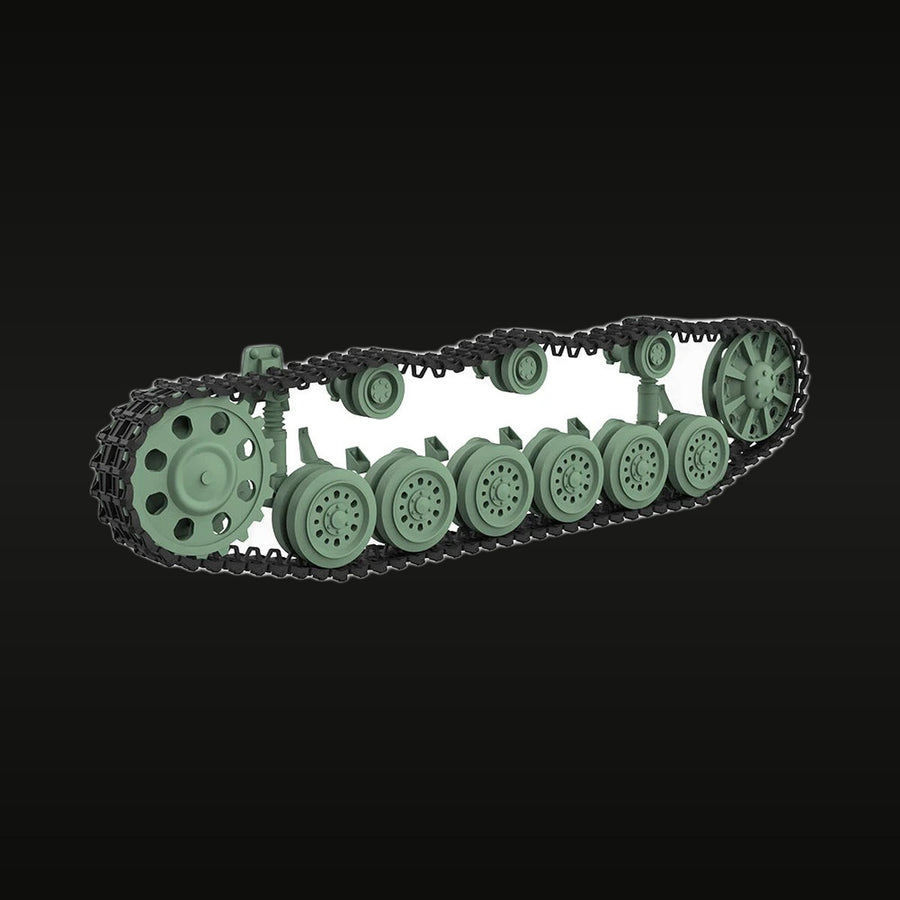 WWII German Panzer III Ausf.G Suspension & Track Set 1/35 Resin Kit - unpainted resin model kit