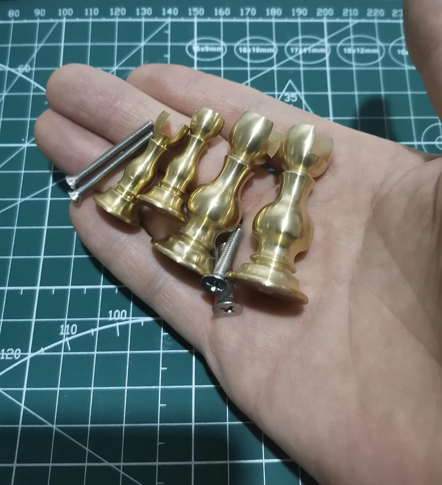 Model Ship Models Base Bracket Accessories Brass Supports Copper Cylinder Stands Hobby Making DIY Ship Model Display
