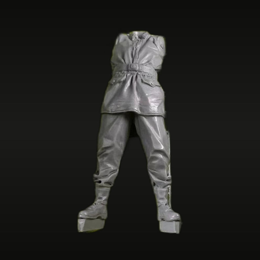 Modern US Soldier Headless Torso and Legs 1/35 Resin Figure Component - unpainted resin model kit