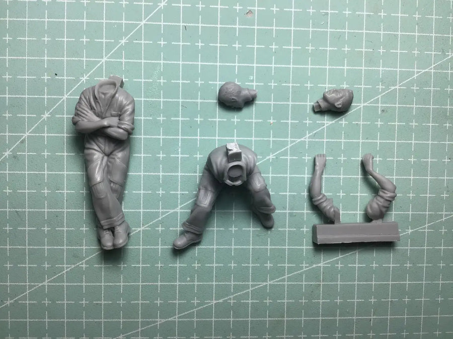 1/35 Resin Model Figure GK， Unassembled and Unpainted Kit