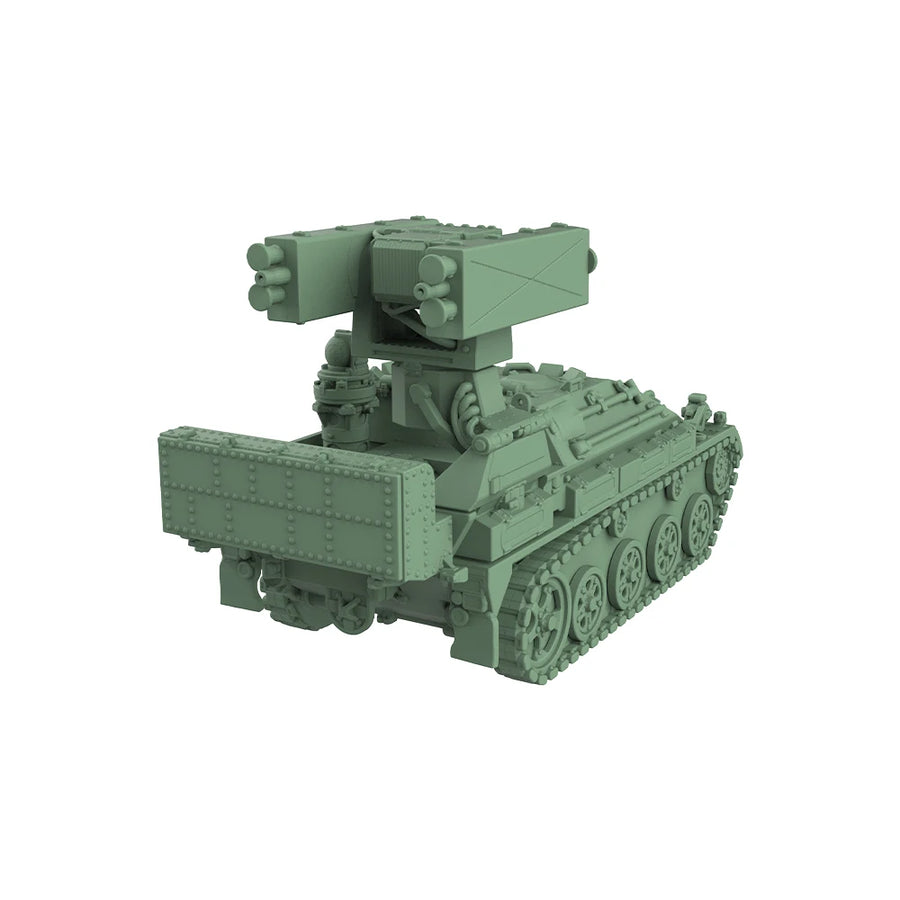 1/220 1/160 1/87 MRY-SFW SS779 Railway Military Model Kit Germany Wiesel Ozelot Light Air Defence System Carrier