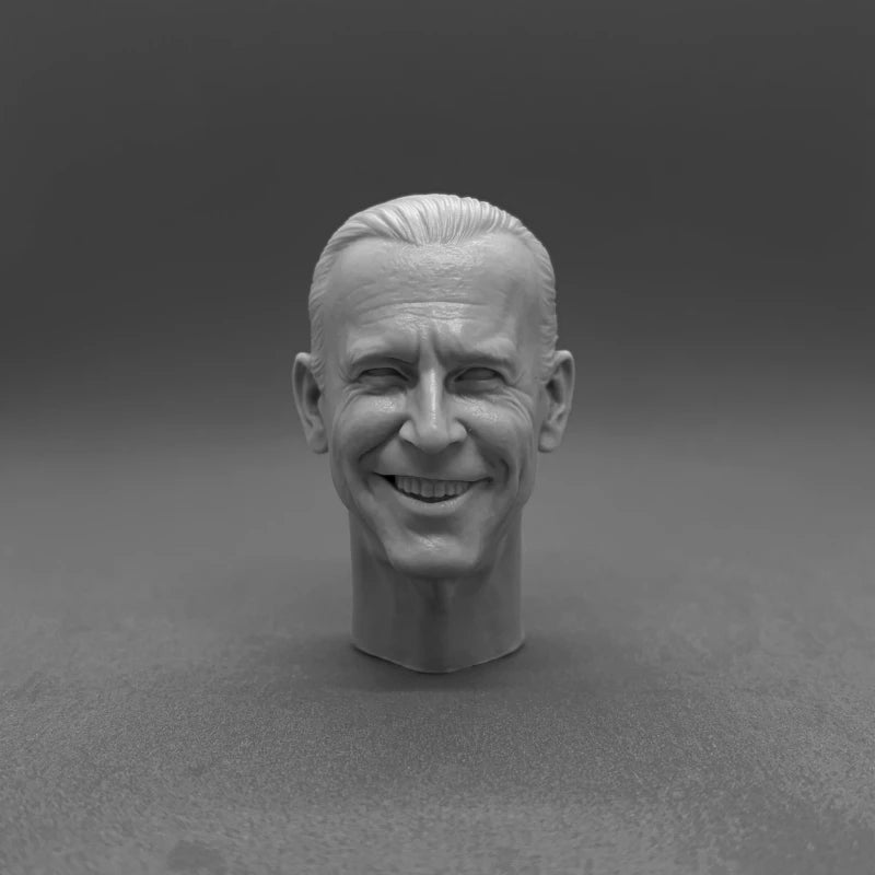 Mature Male Head Realistic Portrait 1/6 Resin Bust Kit - resin model view 3