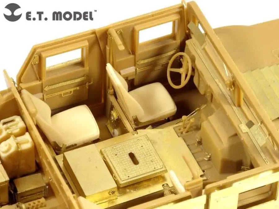 ET Model 1/35 E35-076 US ARMY M1114 HUMVEE High Back Seats(Detail up Part) E35076 for BRONCO Kit