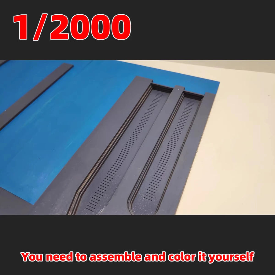 Assembly Architectural Sand Table Navy Yard Naval Base Factory Building Shipyard Dockyard Diorama Scale Model Kit 1/2000