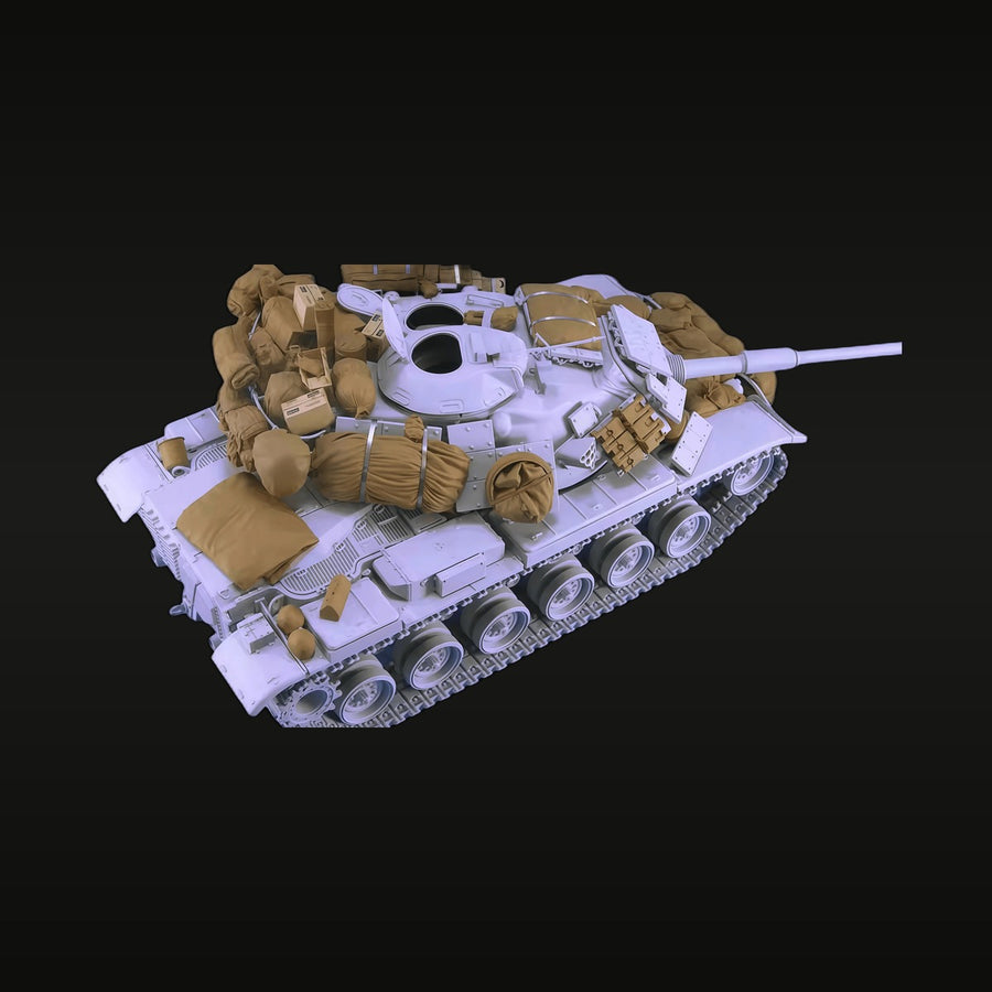 T-54/T-55 Medium Tank with Stowage 1/35 Resin Vehicle Kit - unpainted resin model kit