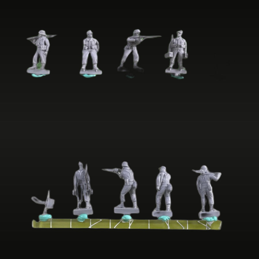 Modern Special Forces 9-Figure Set 1/72 Resin Kit - unpainted resin model kit