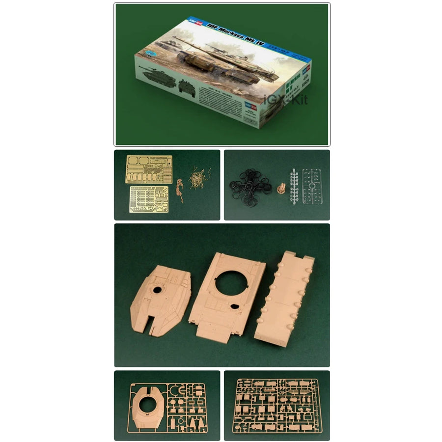 Hobbyboss 82429 1/35 Scale Israeli IDF Merkava Mk IV Main Battle Tank Vehicle Handicrafts Hobby Craft Toy Model Assembly Kit